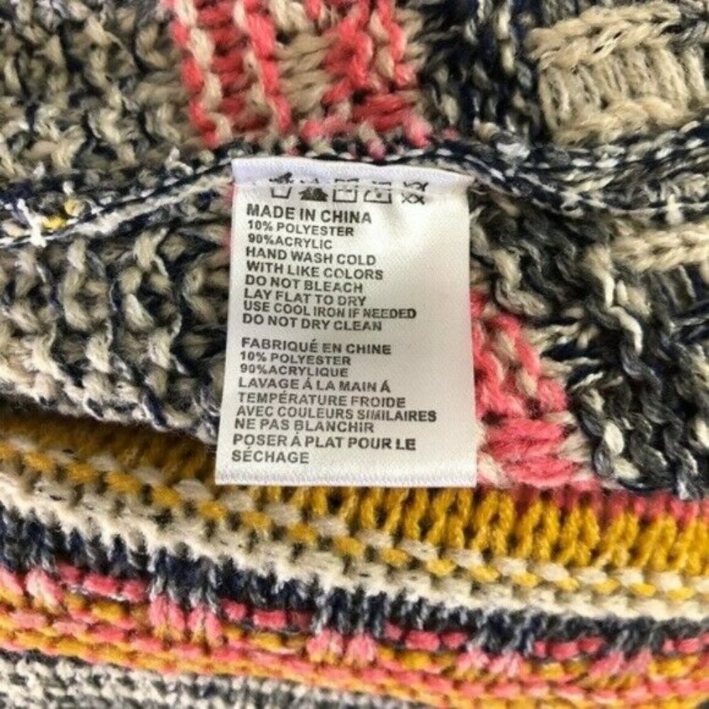 Paper Crane Colorful Knitted Vest - Picture 8 of 11